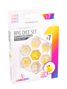 Set 7 Dados RPG Gamenic Rubber Duck