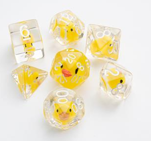 Set 7 Dados RPG Gamenic Rubber Duck
