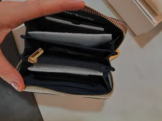 Portafoglio donna Tommy Hilfiger blu oro