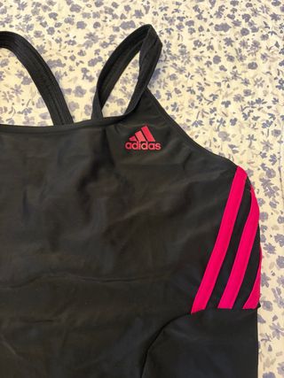 Bañador Adidas Negro y Rosa Talla 42 Nuevo!!