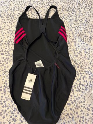 Bañador Adidas Negro y Rosa Talla 42 Nuevo!!