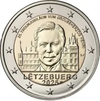 Luxemburgo 🇱🇺 2 euros 2025 - Gran Duque Enrique