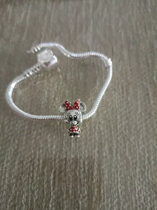 Abalorio Minnie Mouse Pandora Plata