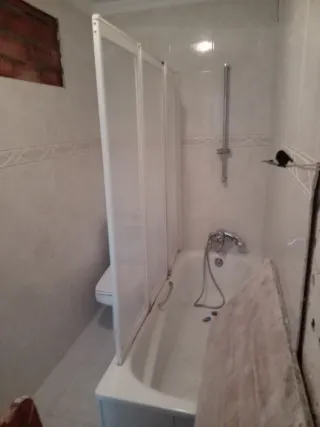 Mampara Roca Blanca Bañera Cristal