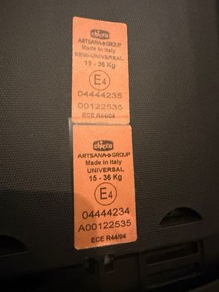 Silla coche Chicco Isofix