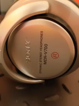 Auriculares Sony MDRV700DJ Negro/Plata