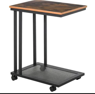 Mesa auxiliar C con ruedas