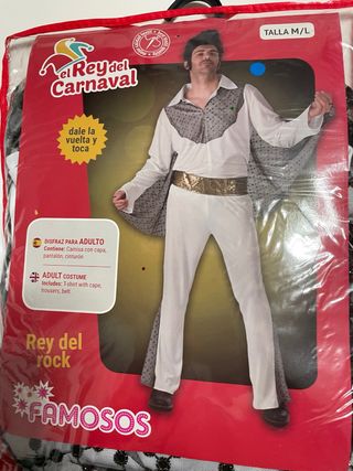 Disfraz Rey del Rock Talla M - L