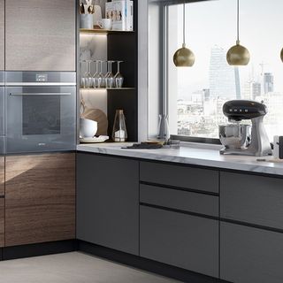 Robot Amasador Smeg SMF02BLEU Negro