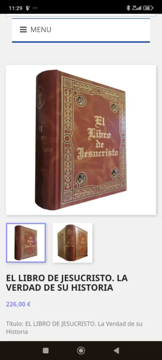 El Libro de Jesucristo Lujo Cantos Dorados
