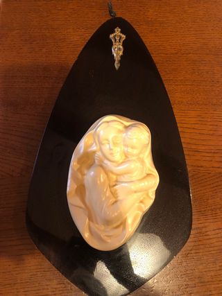 Quadretto Madonna con Bambino lunghezza 42 cm