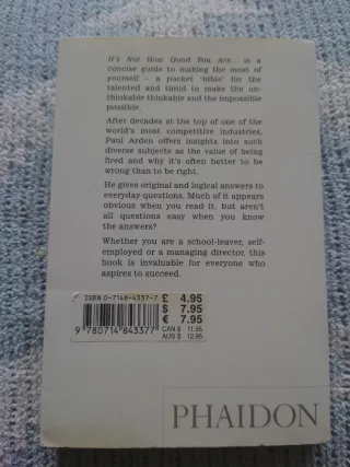 It's Not How Good You Are, It's How Good You Wa...