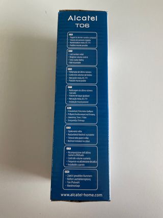 Telefono fisso Alcatel T06 Nero