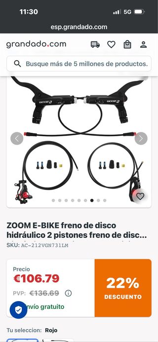 Frenos Disco Hidráulicos Zoom