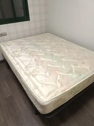 Somier de láminas y colchón