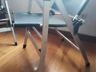 Hamaca de playa tela y aluminio