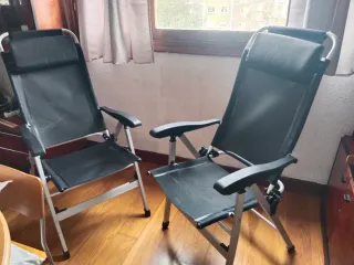 Hamaca de playa tela y aluminio