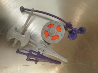 Skeletor y He-Man MOTU Figuras