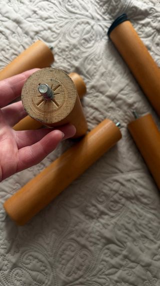 Patas de cama de madera
