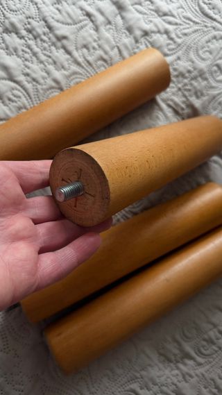 Patas de cama de madera