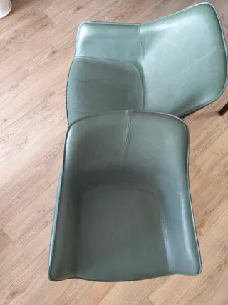 Sillas comedor verde (4)