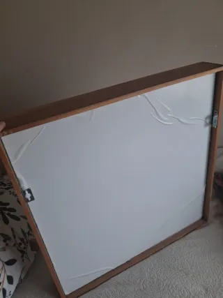 Espejo cuadrado madera