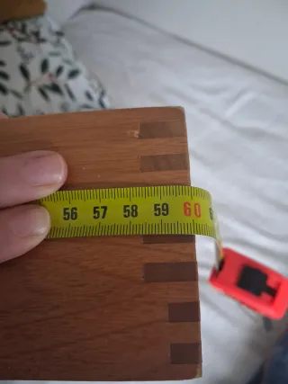 Espejo cuadrado madera