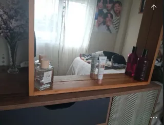 Espejo cuadrado madera