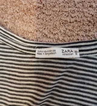 Camiseta rayas mujer Zara - talla S