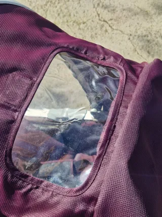 Carrito de bebé Babyhome color burdeos