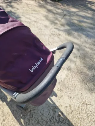 Carrito de bebé Babyhome color burdeos