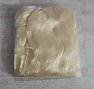 NUEVA Peluca Larga Rubia Ondulada Carnaval