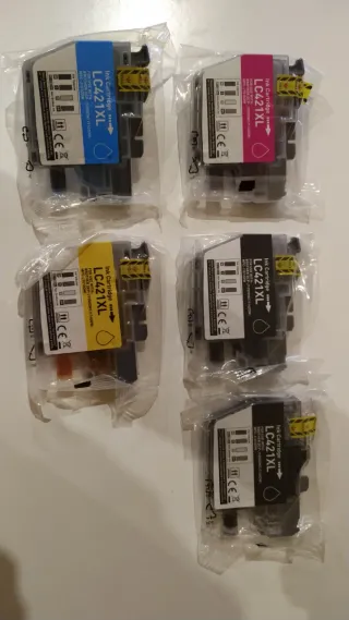 Pack 5 Cartuchos Tinta LC421XL Brother