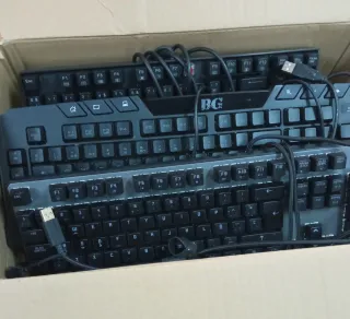 LOTE 3 TECLADOS GAMING