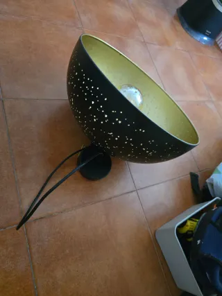 Lámpara Techo Estrellas Negra