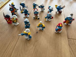 Lote de figuras de Pitufos años 80