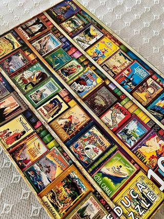 Puzzle Educa 1000 Piezas Postales viajes