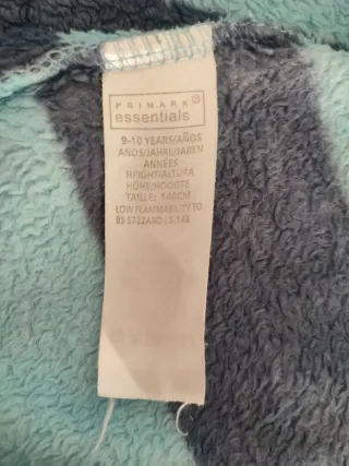 Bata infantil niño azul y marino