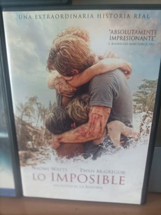 Lote 3 Películas DVD: Avatar, Ghost, Lo Imposible