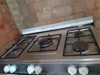 Cocina de gas 5 fuegos con horno
