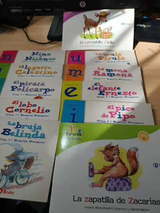 ZOO LETRAS PACK (5 VOCALES + 6 CONSONANTES M,B,...