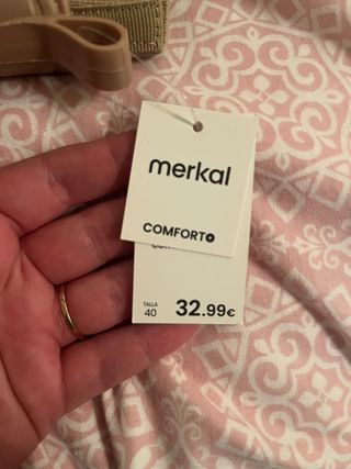 Botas de agua Merkal beige