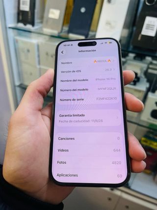 iPhone 16 Pro - Salud Batería 100%