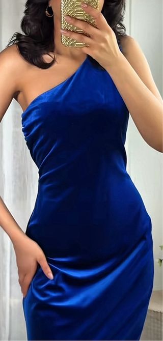 Vestido Zara Azul Talla M