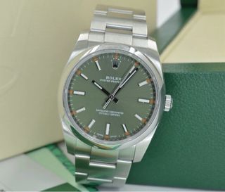 Rolex Oyster Perpetual 34mm Verde Oliva