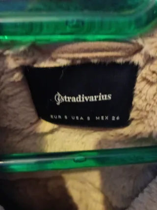 Chaquetón Stradivarius Beige Talla S