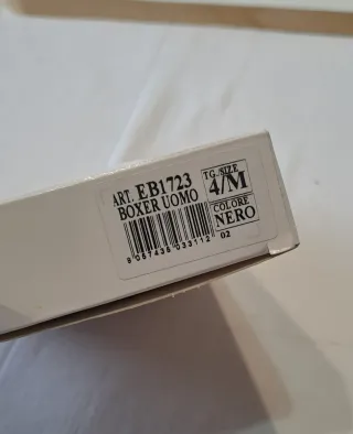 Boxer uomo Enrico Coveri nero taglia 4 M