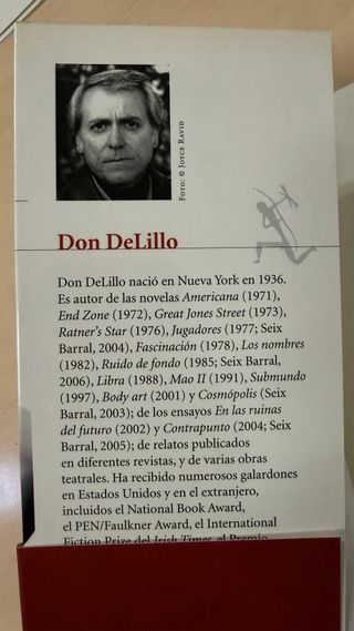 El hombre del salto, Don Delillo