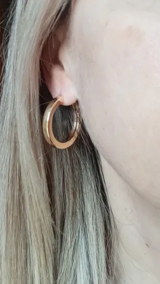 Pendientes aro dorados