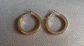 Pendientes aro dorados